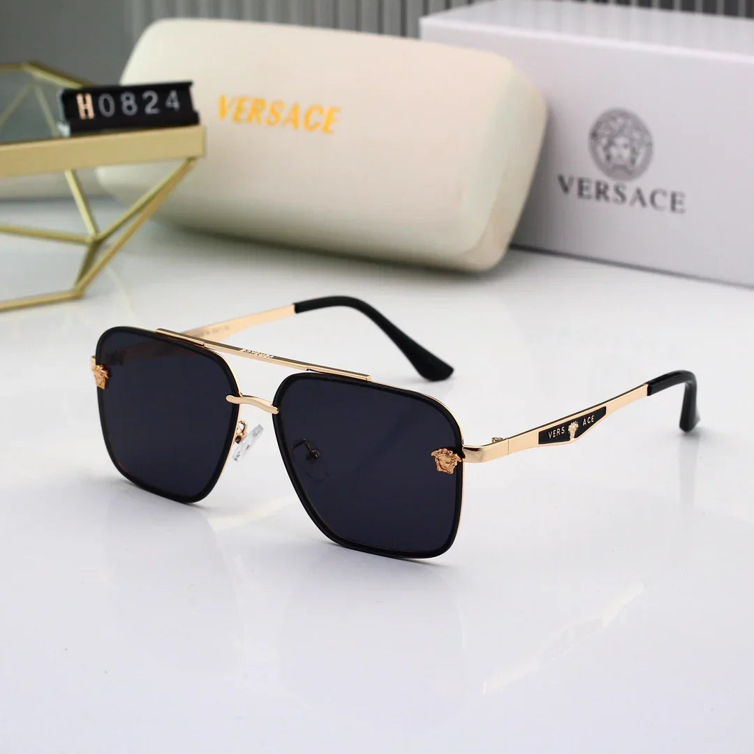 Gafas de sol metálicas de alta definición con lentes de 7 colores 0824