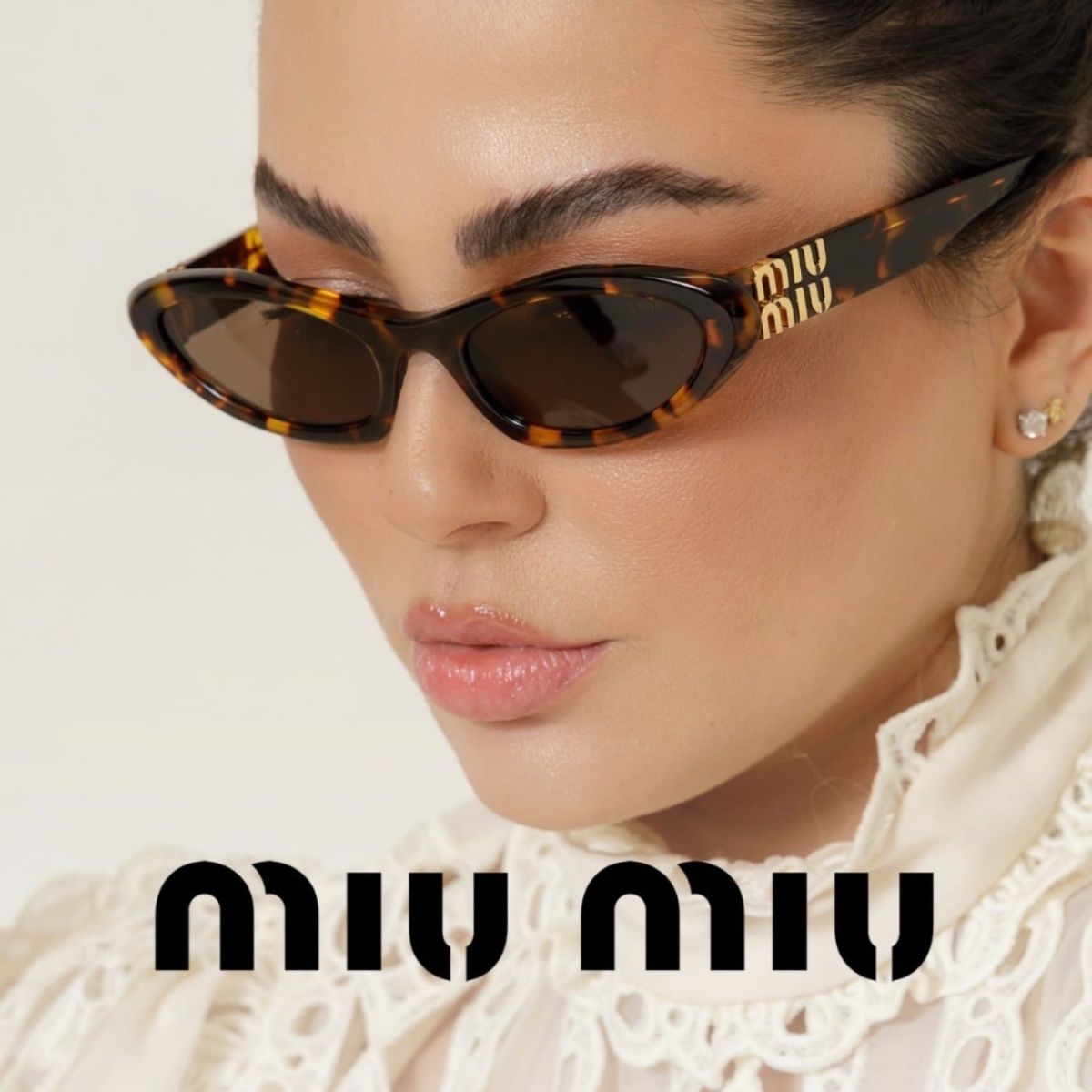 Gafas de sol ovaladas retro cat-eye para mujer