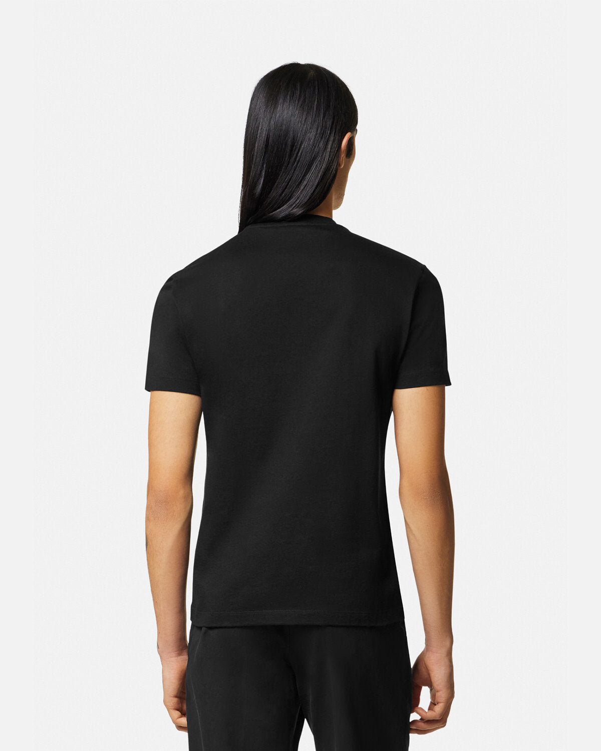 Camiseta Clásica Estampado Dorado