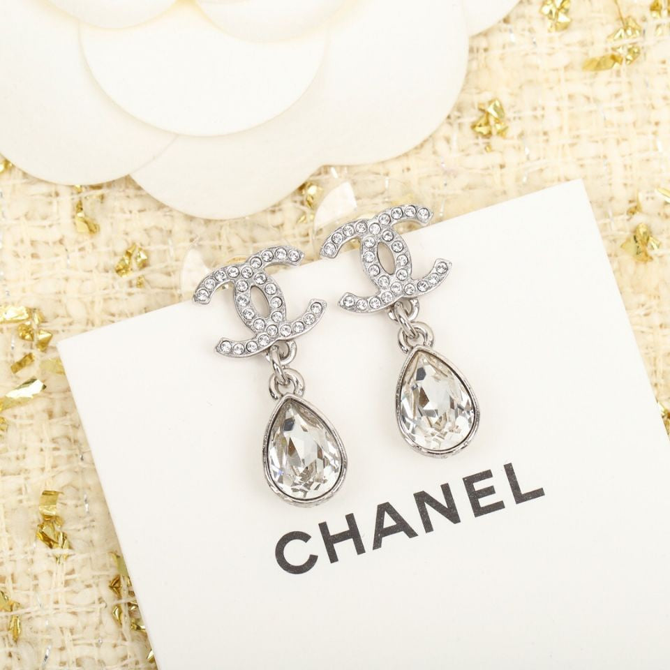 Pendientes Colgantes Diamante Brillante
