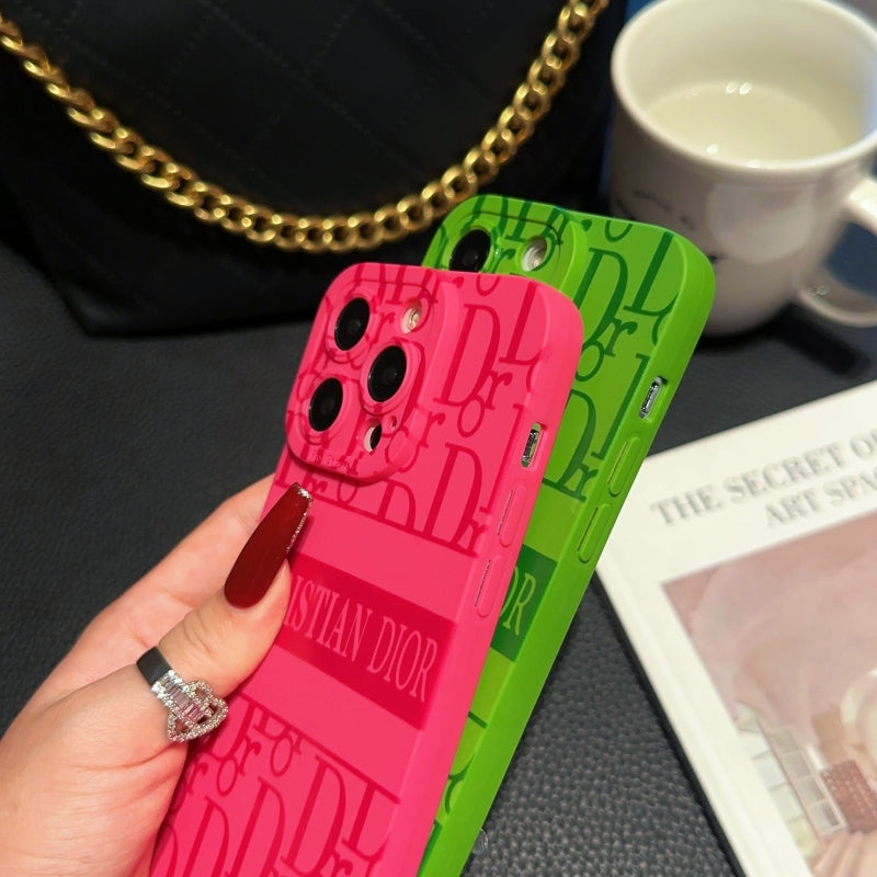 Funda de silicona multicolor con relieve