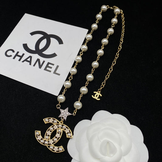 Collier ajustable de perles tempérament étoile