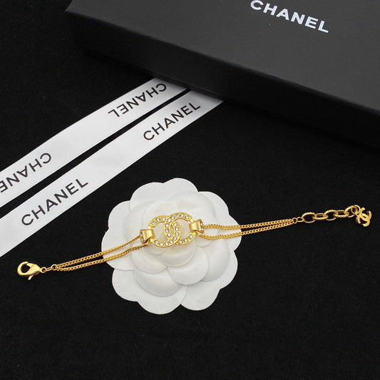 Bracelet double couche diamant