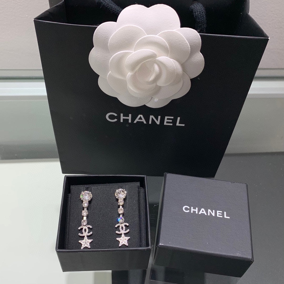 Pendientes Colgantes de Cristal