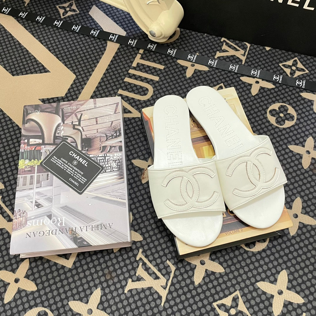 Sandalias planas de lentejuelas