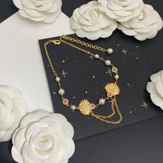 Collier Pompon Zircon Premium