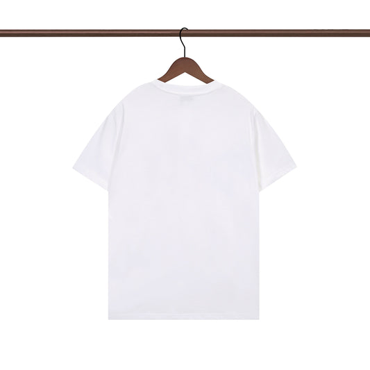 T-shirt imprimé lettre F arc-en-ciel