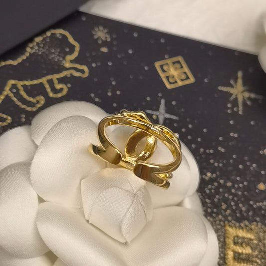 Bague ouverte Perle Tendance