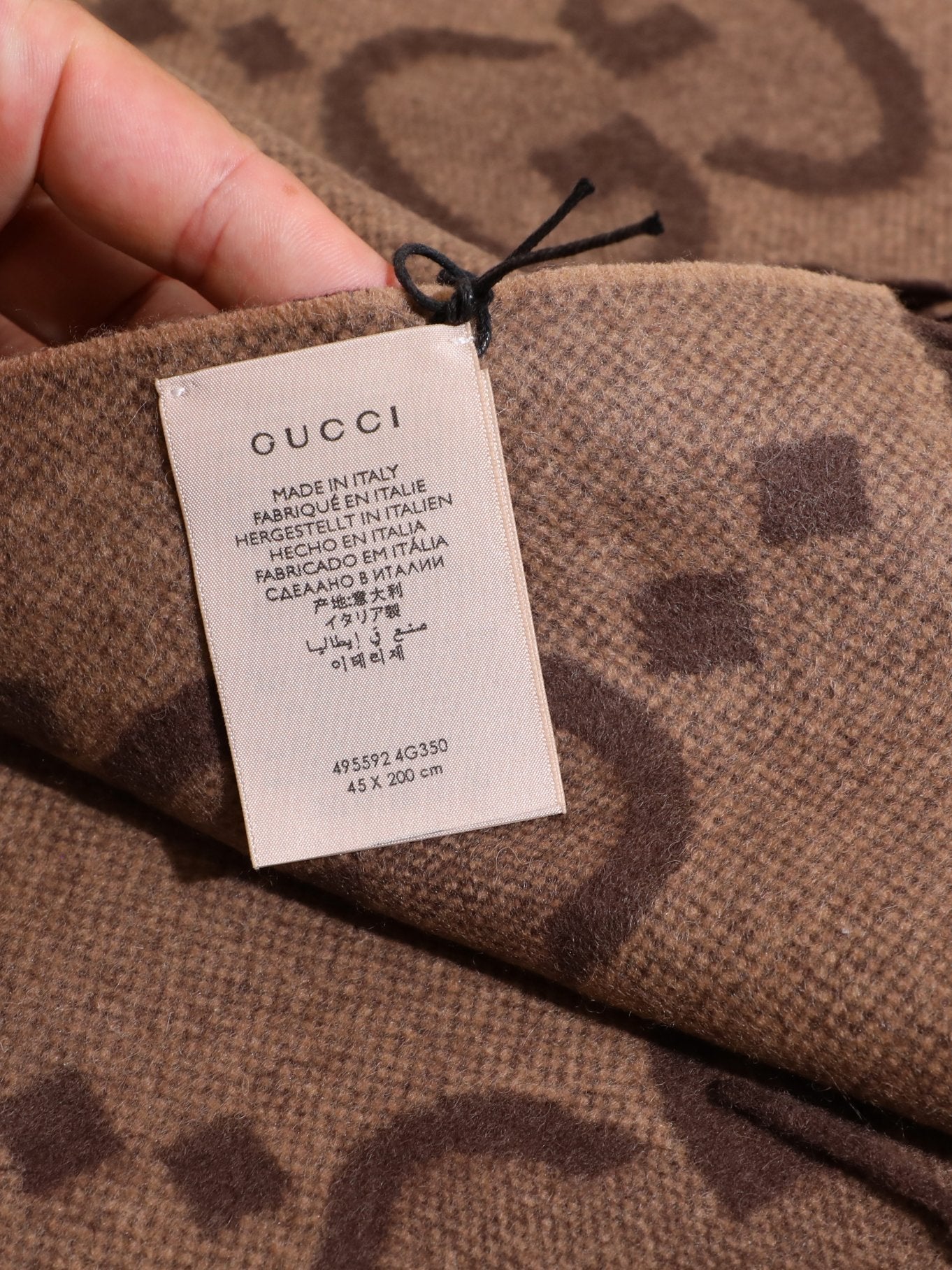 Bufanda G Damier-Jacquard