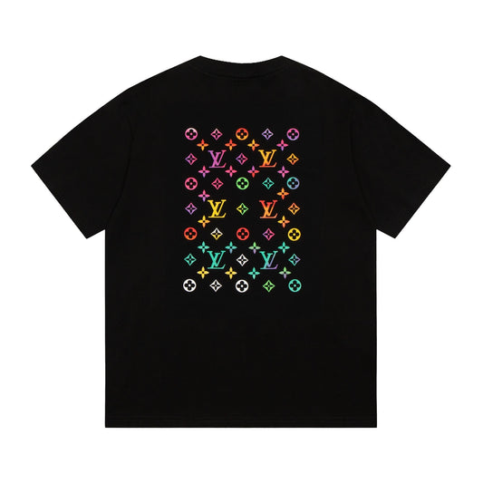 T-shirt imprimé arc-en-ciel