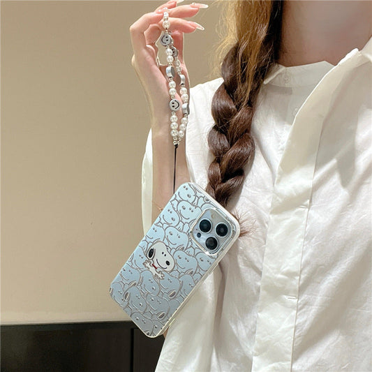 Coque plaquée pour chien mignon