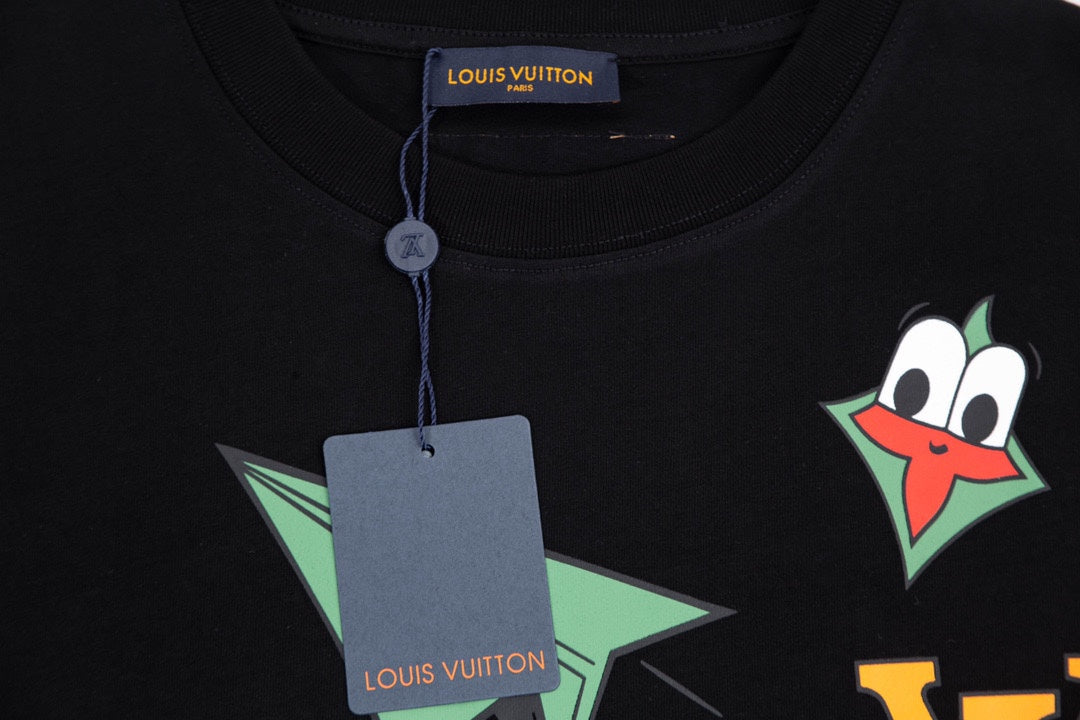 Camiseta de algodón con estampado de dibujos animados