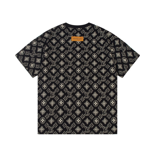 T-shirt rétro à monogramme