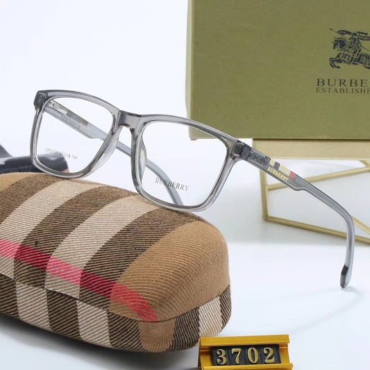 Lunettes à branches à carreaux tendance