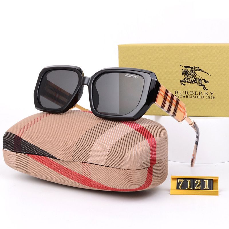 Gafas de sol polarizadas a cuadros retro