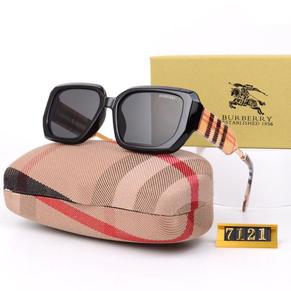 Gafas de sol polarizadas a cuadros retro