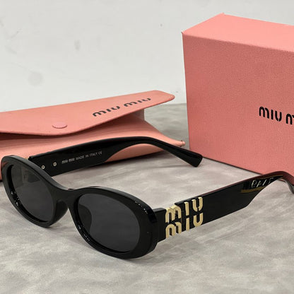 Lunettes de soleil ovales rétro tendance pour femmes