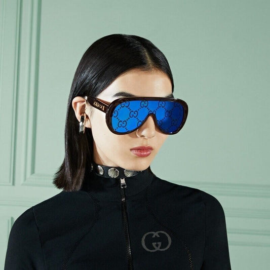 Lunettes de Soleil Monobloc Grand Cadre Tendance