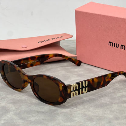 Lunettes de soleil ovales rétro tendance pour femmes