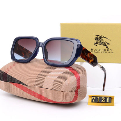 Gafas de sol polarizadas a cuadros retro