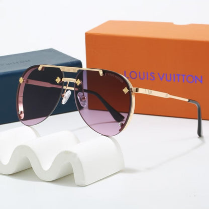 Gafas de sol de metal modernas estilo europeo y americano 2026