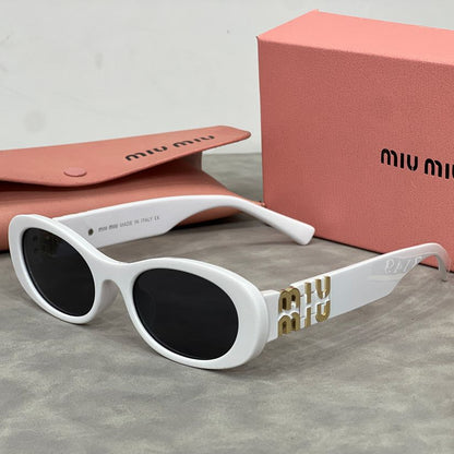 Lunettes de soleil ovales rétro tendance pour femmes