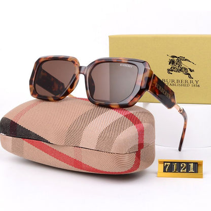 Gafas de sol polarizadas a cuadros retro