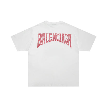 Camiseta de algodón elástico con estampado gráfico