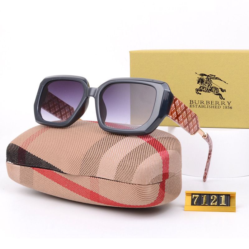 Gafas de sol polarizadas a cuadros retro