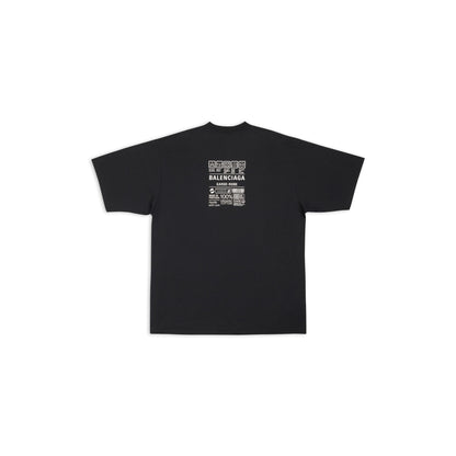 ETIQUETA DE CUIDADO DE CAMISETA DE HOMBRE CORTE MEDIO