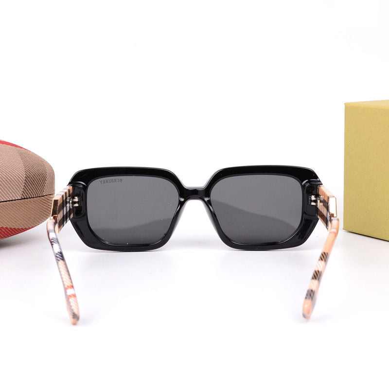 Gafas de sol polarizadas a cuadros retro