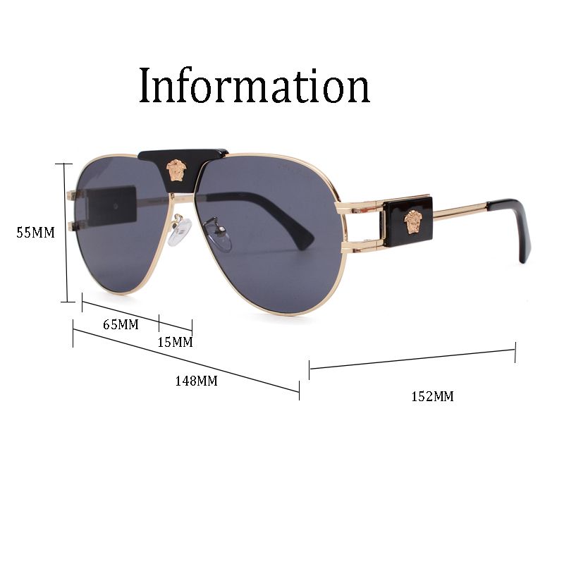 Gafas de sol de aviador clásicas y geniales