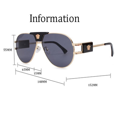 Gafas de sol de aviador clásicas y geniales