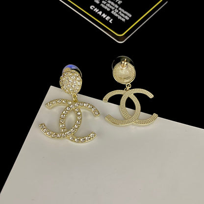 Pendientes con el logotipo de Full Diamond Brillante