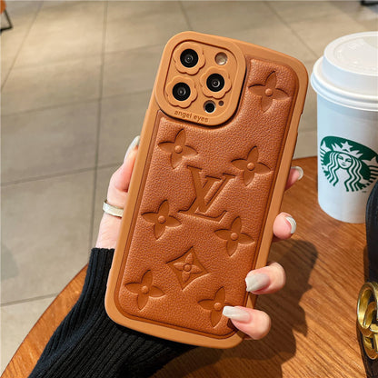 Funda de cuero antideslizante de silicona suave