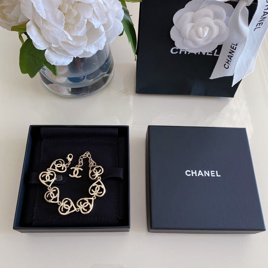 Bracelet ajustable cœur simple