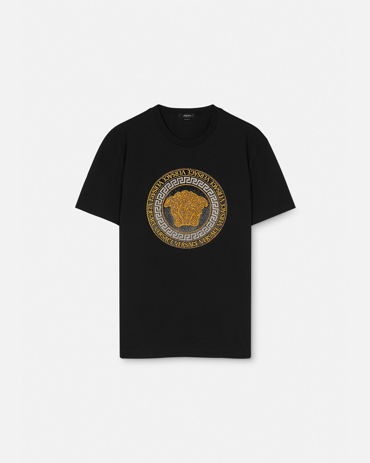 Camiseta Clásica Estampado Dorado