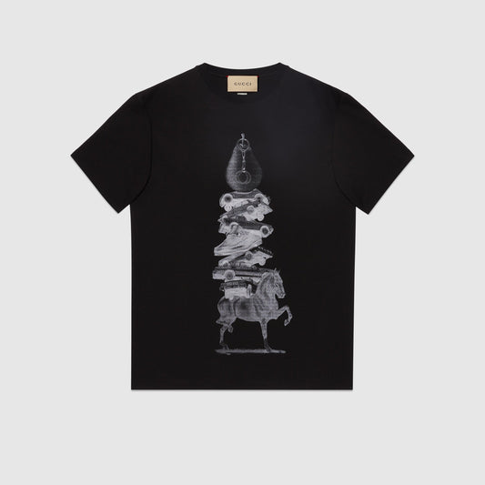 T-shirt imprimé cheval