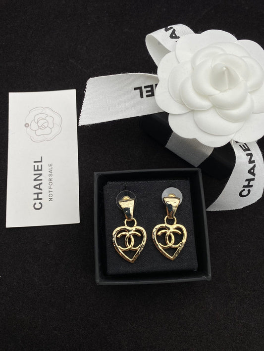 Pendientes Corazón Hueco de Temperamento