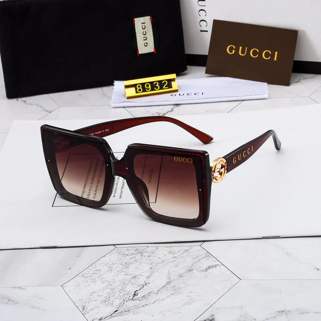 4 Colores Estilo Coreano Accesorios Grandes Gafas de Sol de Moda 8932