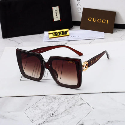 4 Colores Estilo Coreano Accesorios Grandes Gafas de Sol de Moda 8932