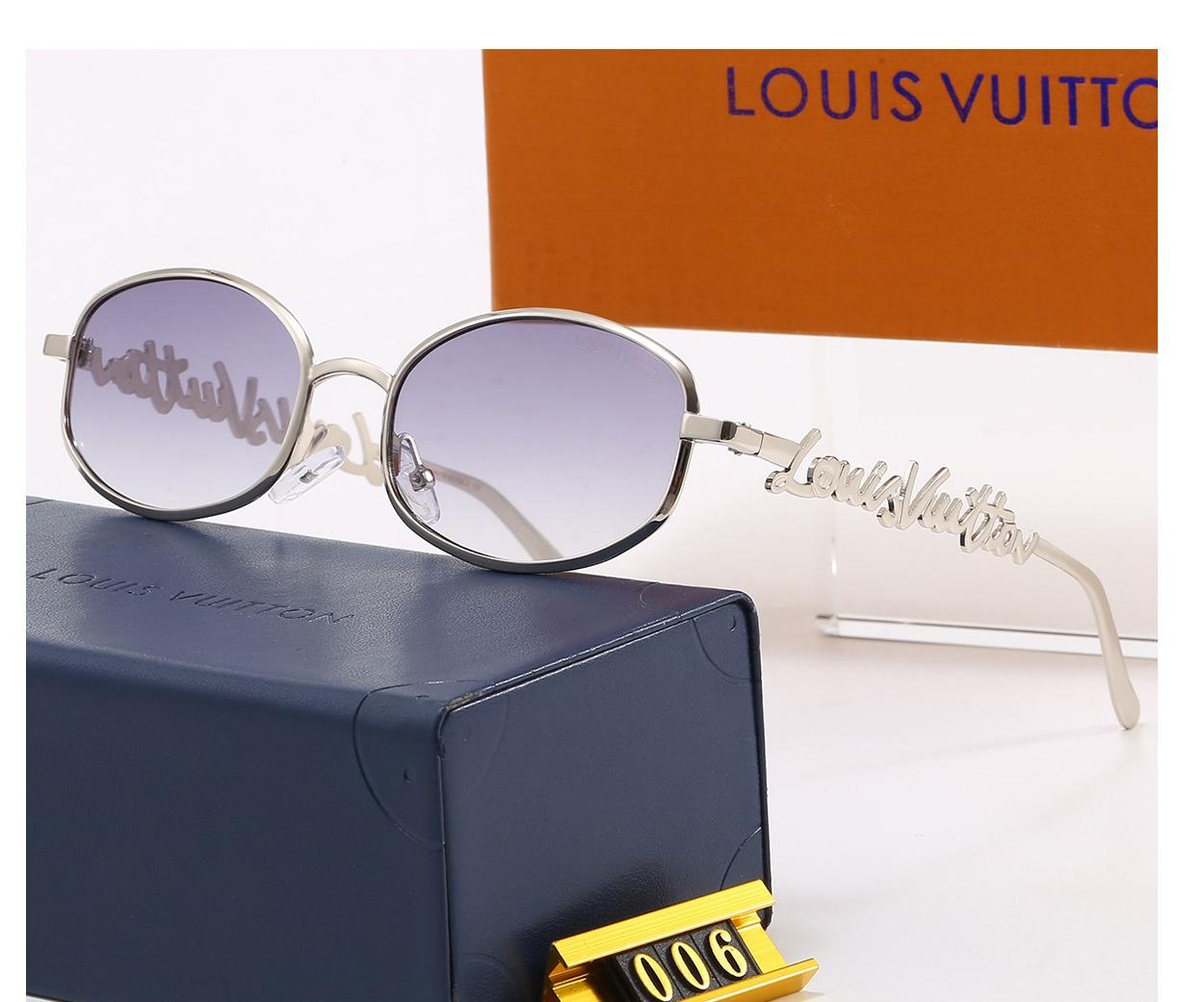 Vintage Oval Metal Frame Sunglasses, Retro UV400 Polarized Fashion Shades 006