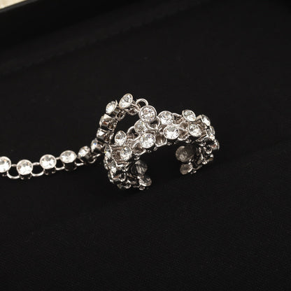 Cadena siamesa de anillo de pulsera