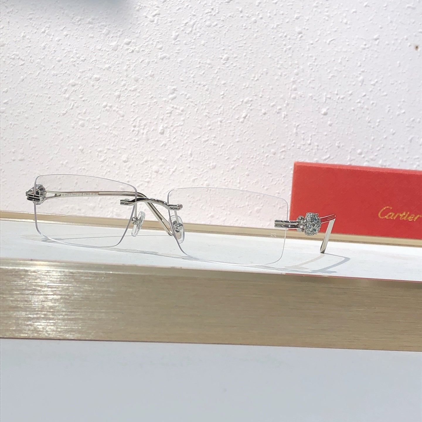 10 Color Rimless Panther Head Sunglasses CT0647S