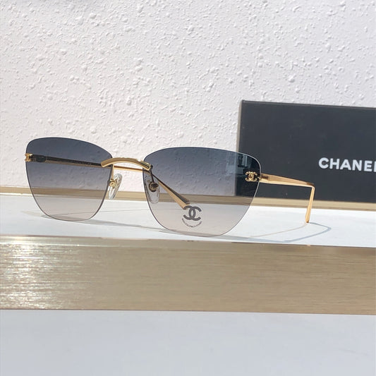 9 Color Rimless Cat-Eye Sunglasses 4286T