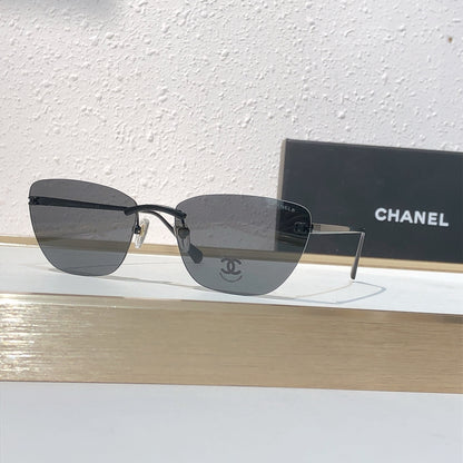 9 Color Rimless Cat-Eye Sunglasses 4286T