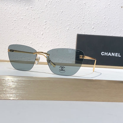 9 Color Rimless Cat-Eye Sunglasses 4286T