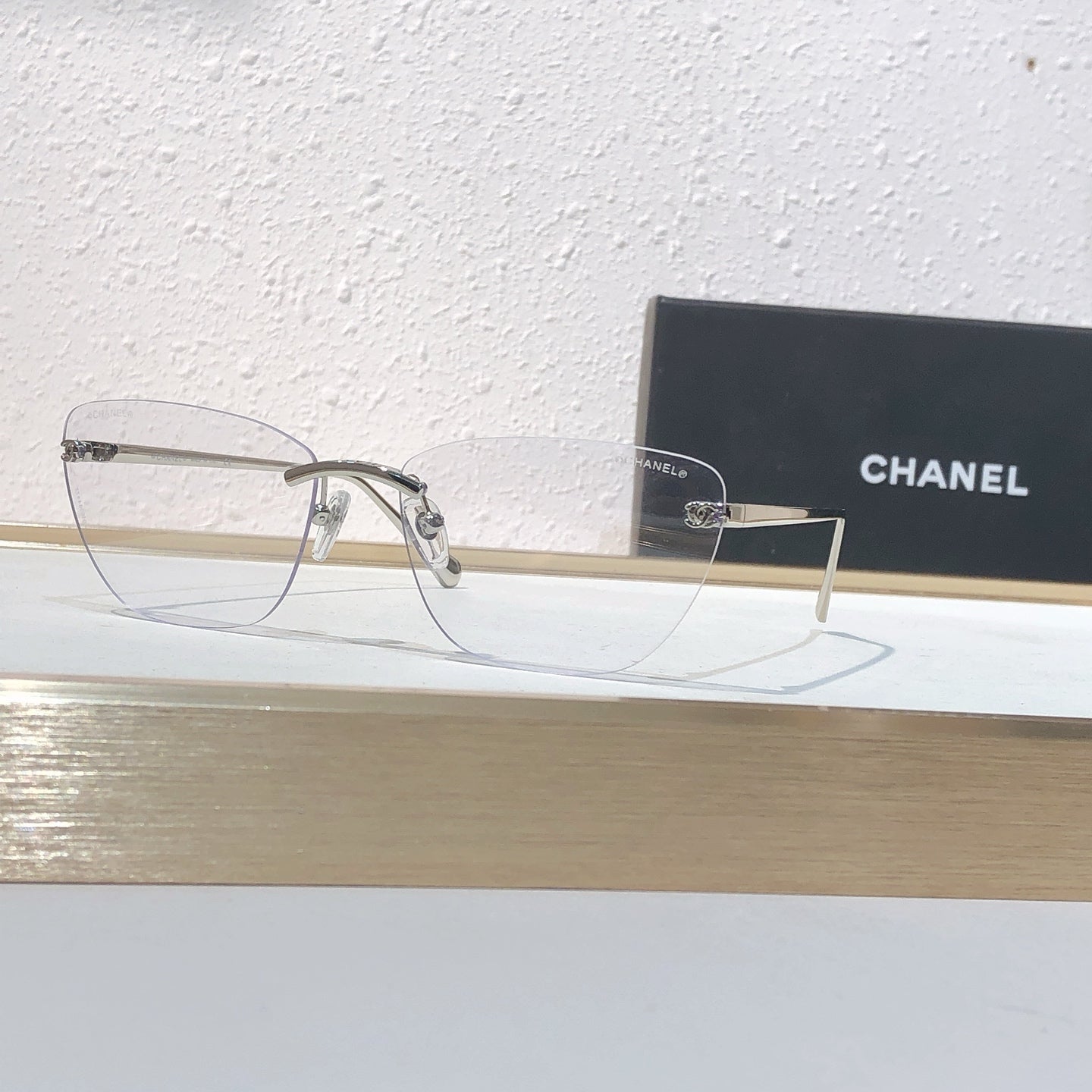 9 Color Rimless Cat-Eye Sunglasses 4286T