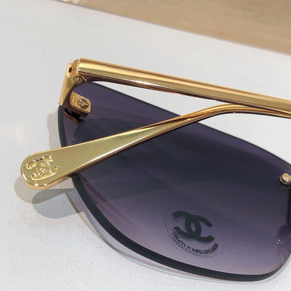 9 Color Rimless Cat-Eye Sunglasses 4286T