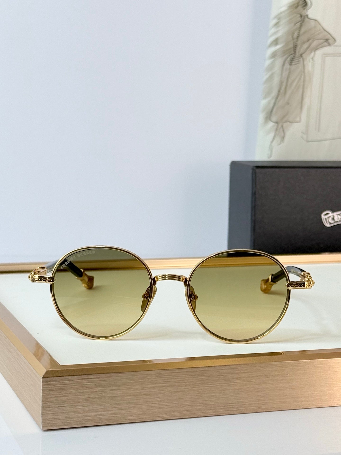 6 Color Round Metal Sunglasses